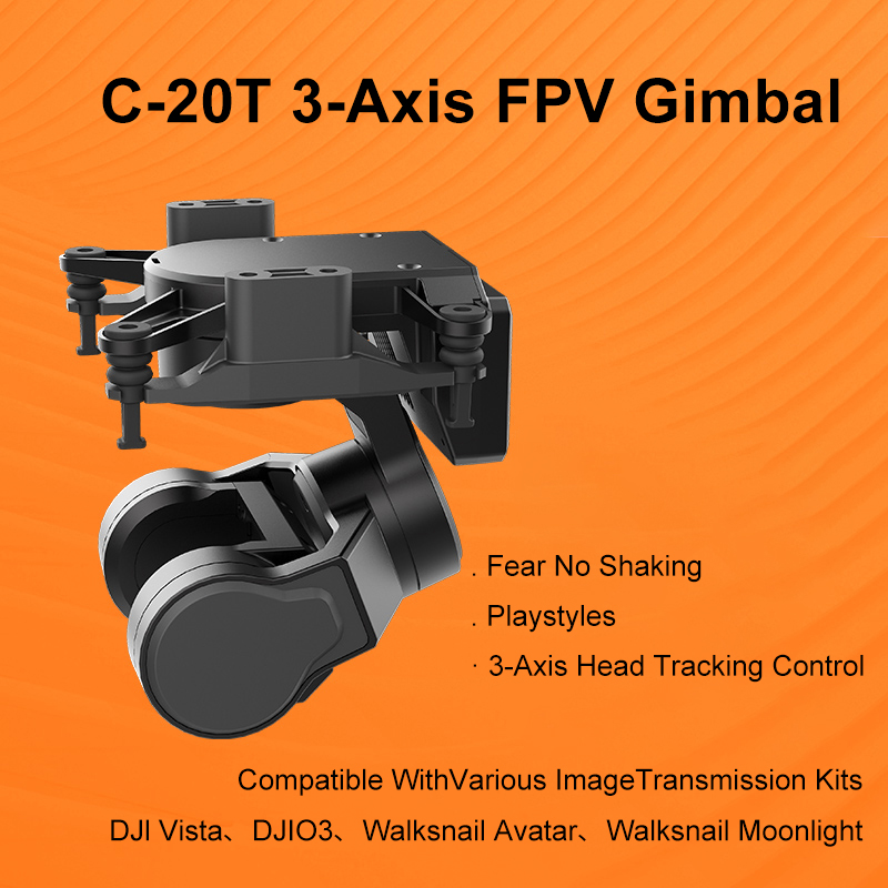 Drone Gimbal 3 Axis - جيمبال ثلاثي المحاور لطائرات السباق بدون