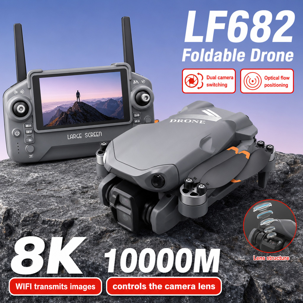 طائرة بدون طيار LF682 للتصوير  - مراجعة Drone Gimbal Case وسعره