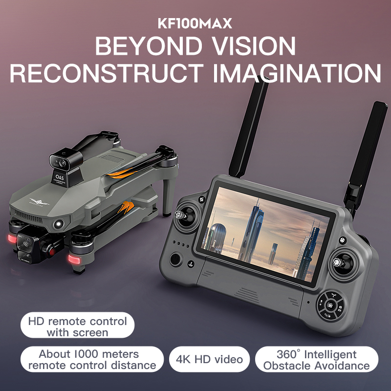KF100 MAX GPS الطائرة بدون طيا - مراجعة Drone Gimbal 3 Axis وسعره