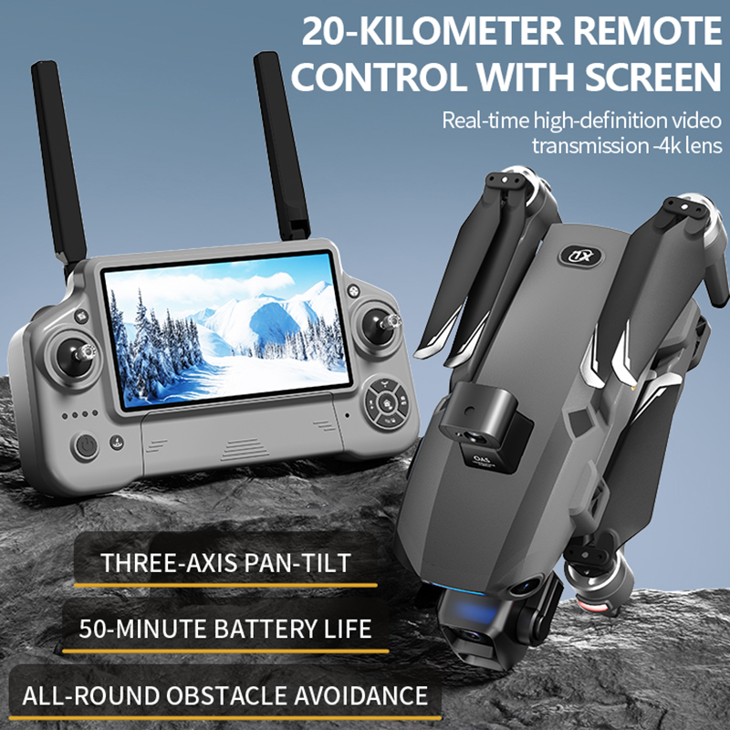 طائرة بدون طيار جديدة لعام 202 - مراجعة Drone Gimbal 3 Axis وسعره