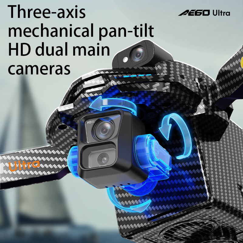 AE60 نظام تحديد المواقع بدون ط - مراجعة Drone Gimbal 3 Axis وسعره