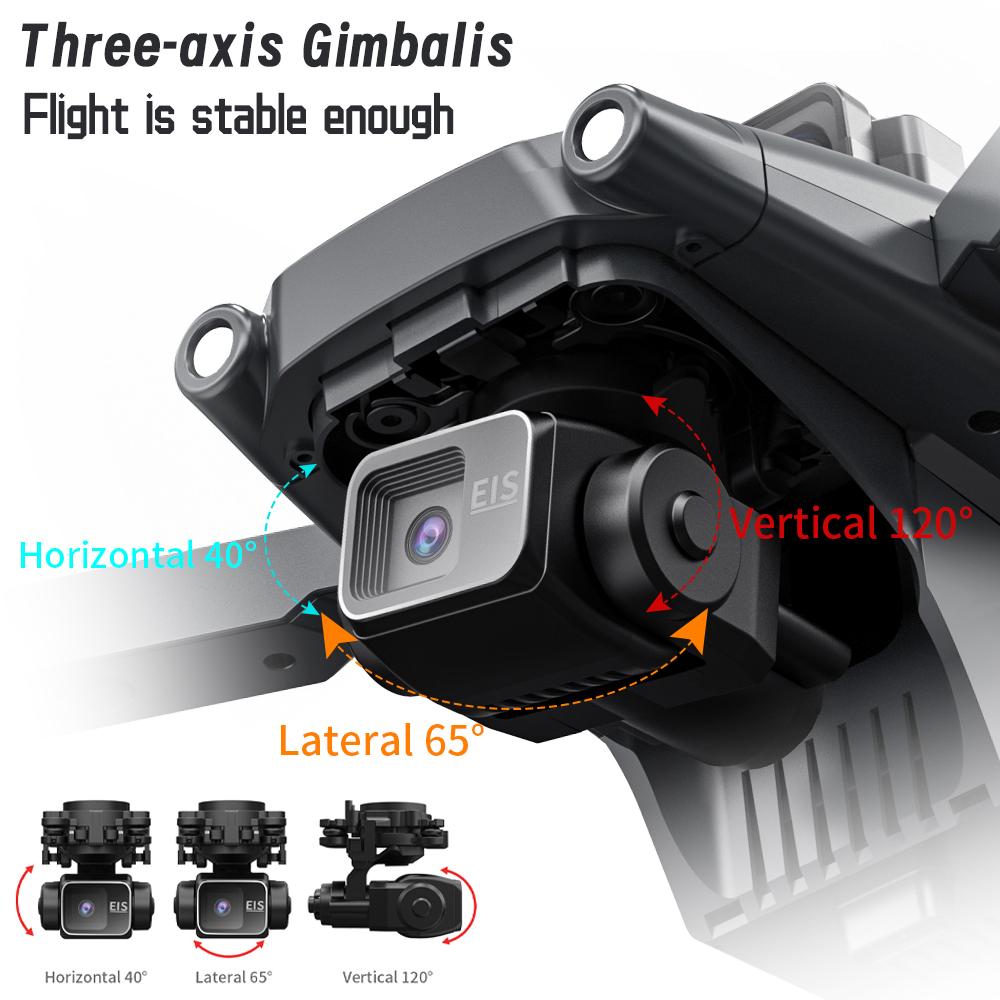 L600 Pro MAX /L600 PRO Drone 4 - مراجعة Drone Gimbal 3 Axis وسعره